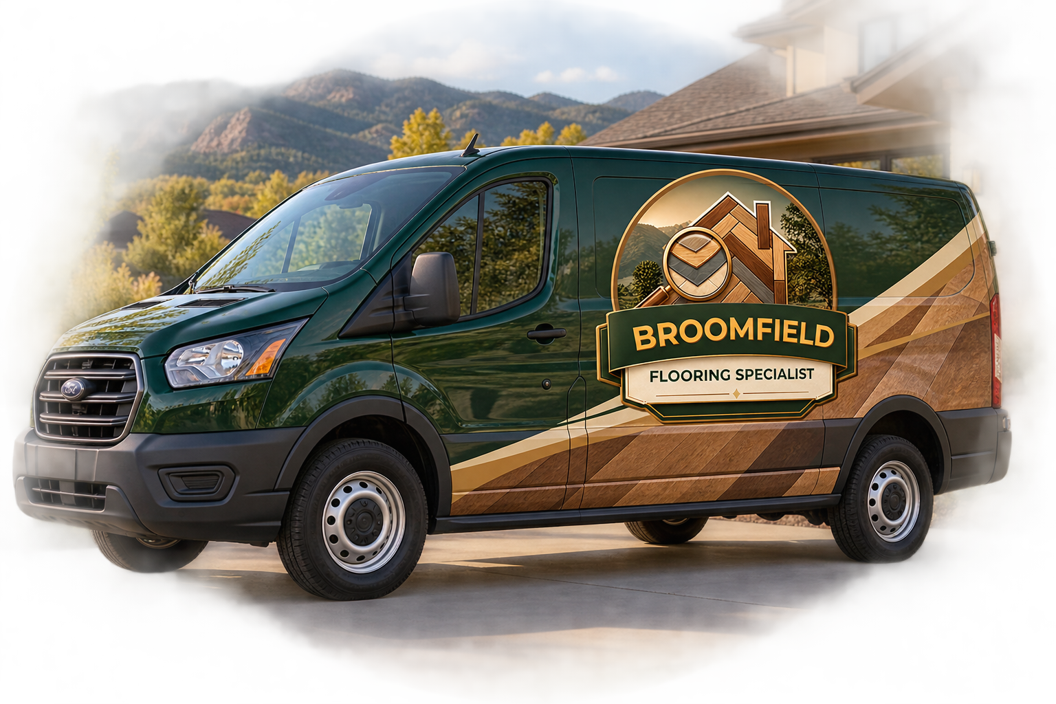 Broomfield Flooring Specialist branded service van